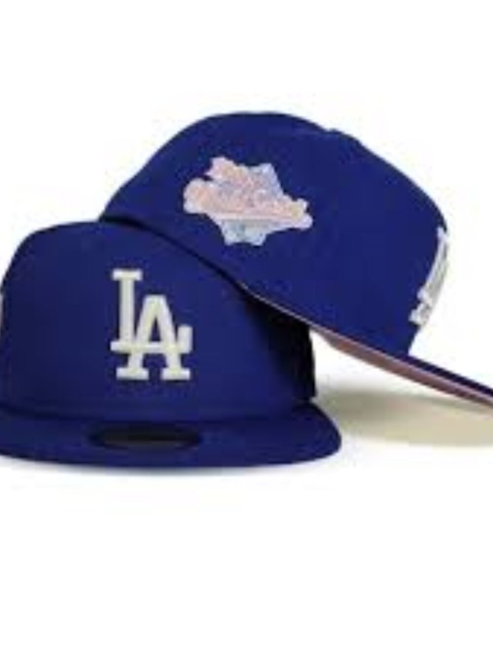 Los Angeles Dodgers 1988 World Series "Pink Bottom" 59FIFTY Fitted Hat